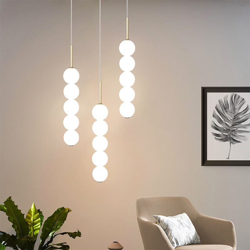 Valentina Pendant Light White Bubble Nordic
