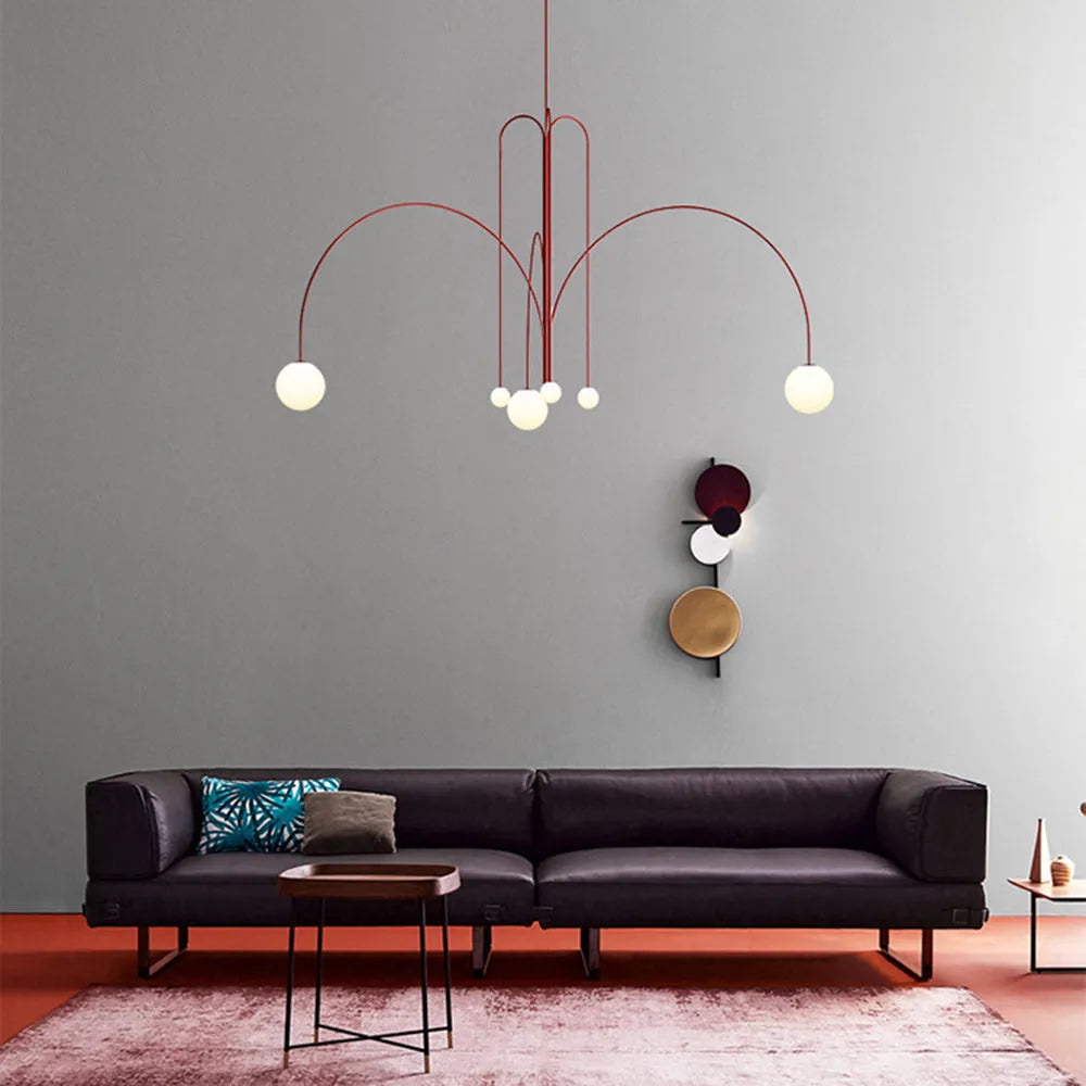 Arvyn Pendant Light Double Layer Glass Bubble