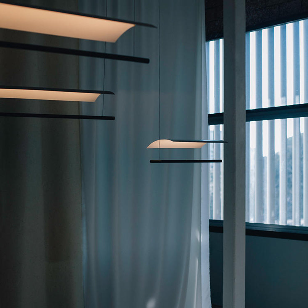 Arisha Minimalist Linear Metal Pendant Light