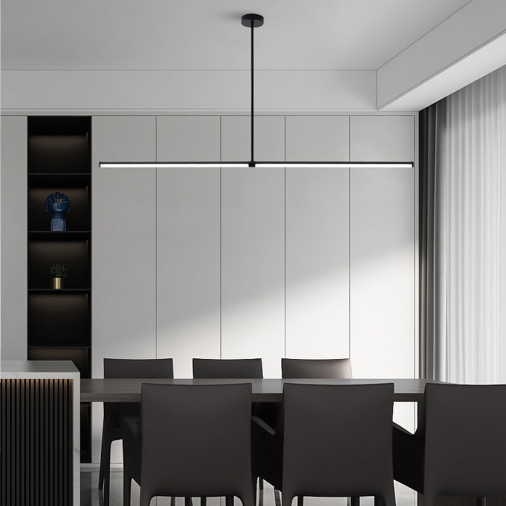 Arisha Pendant Light Minimalist Black Modern LED Dining Room Office