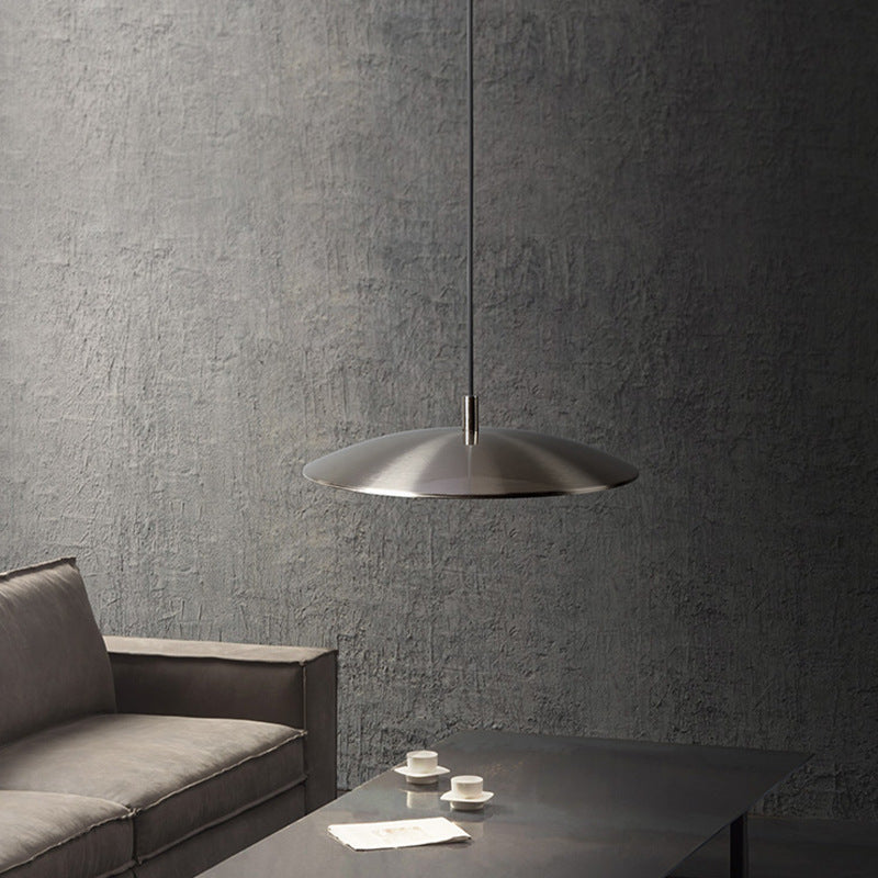 Arisha kitchen Pendant Light White& Nickel Post Modern