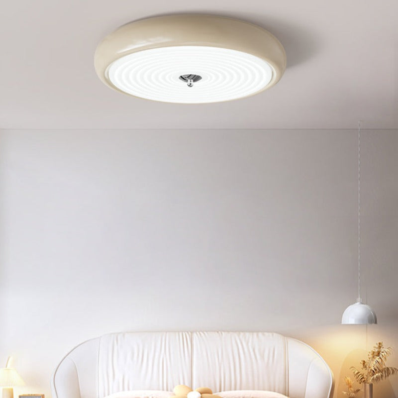 Valentina modern LED-plafond i metall för vardagsrum