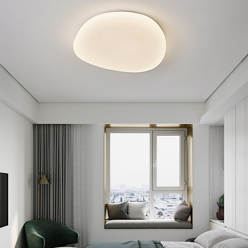 Raviq Flush Mount Ceiling Light, Pebbles Shape