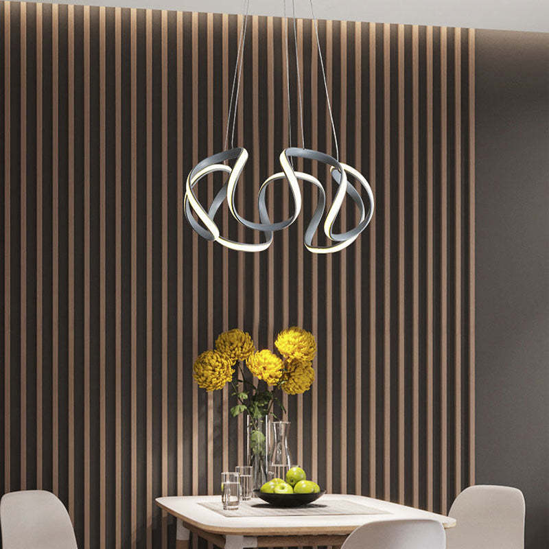Evren Modern Irregular Flower Pendant Light, 3 Colors