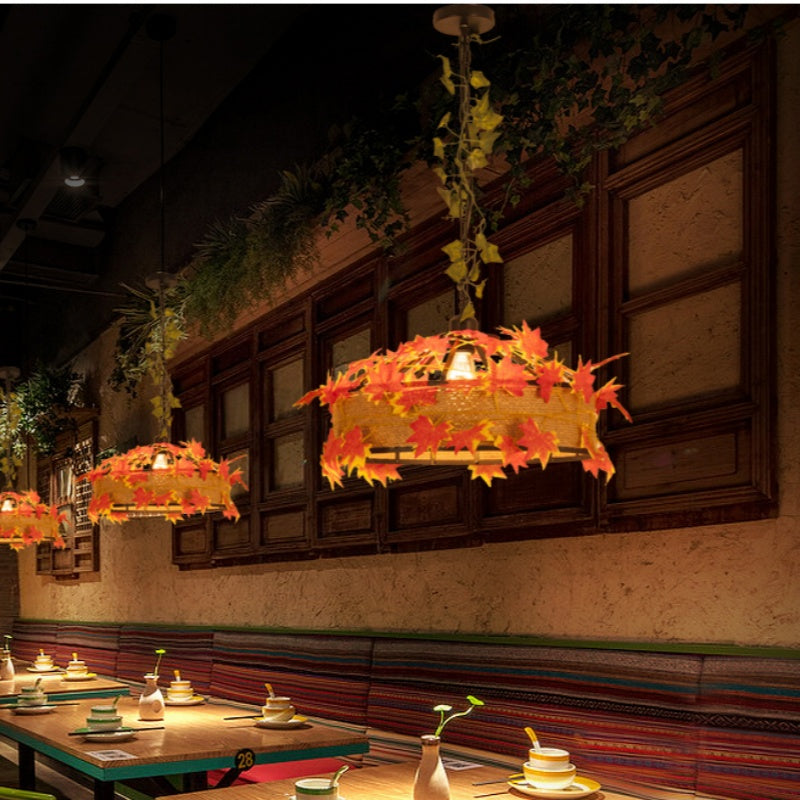 Arisha retro LED-pendellampa – restaurang/sovrum