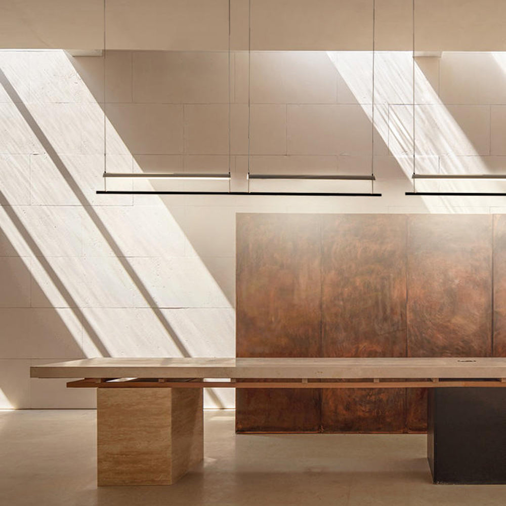 Arisha Minimalist Linear Metal Pendant Light