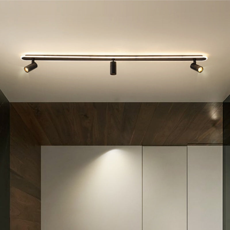 Aim taklampa 120/150 cm med spotlight för hall och vardagsrum