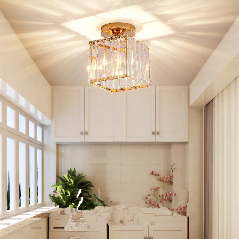 Cerin Modern /Crystal Ceiling Light, 3 Colors