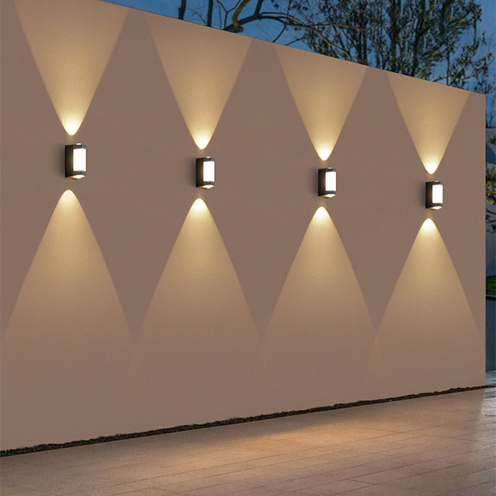 Alvoren Wall Lamp Nordic Up Down Outdoor White/Black