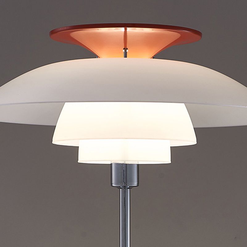 Salgado Modern Flying Saucer Metal Floor Lamp