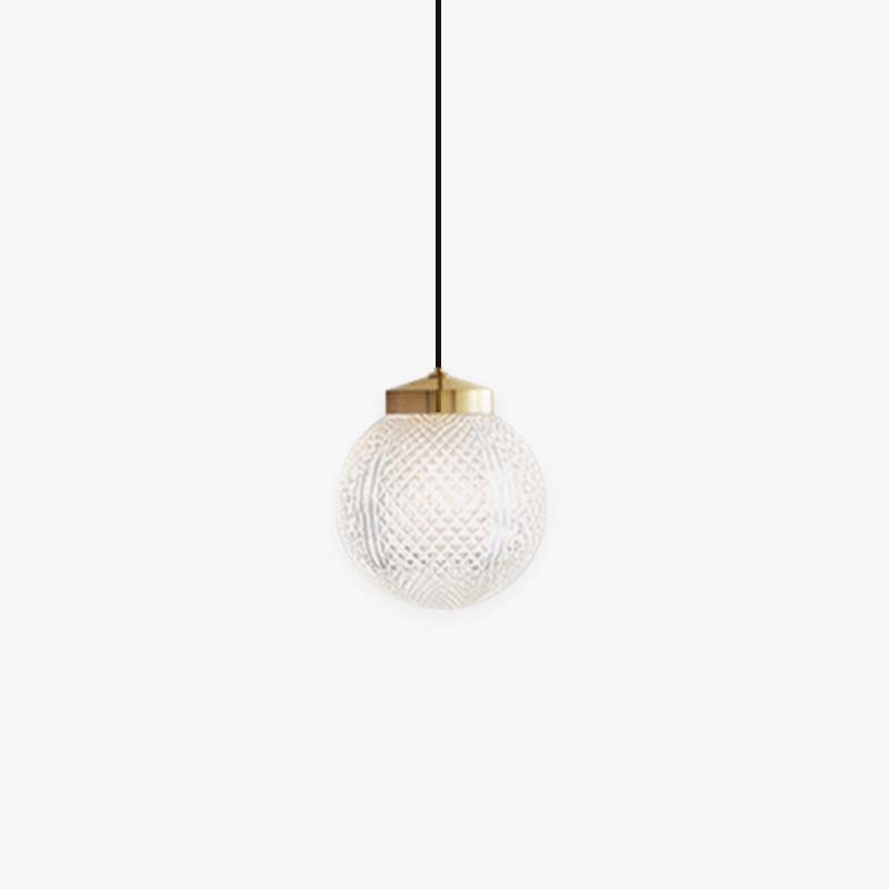 Arisha Modern Circle Glass Pendant Light for Bedroom & Hotel