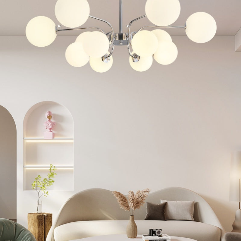 Valentina Modern LED Chandelier Chrome/Gold Living Room/Bedroom