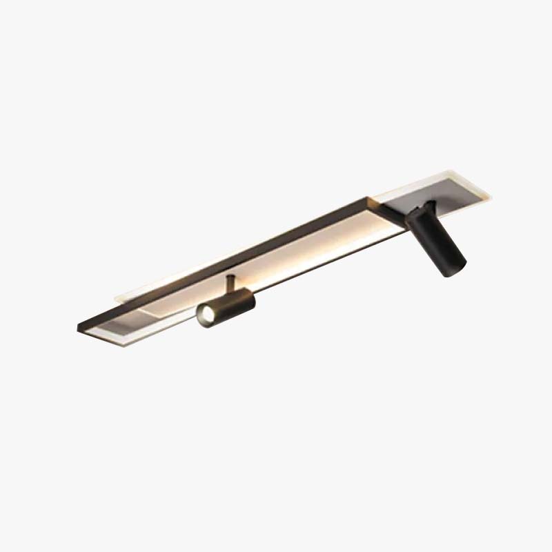 Aim modern geometrisk taklampa med spotlight, svart och vit