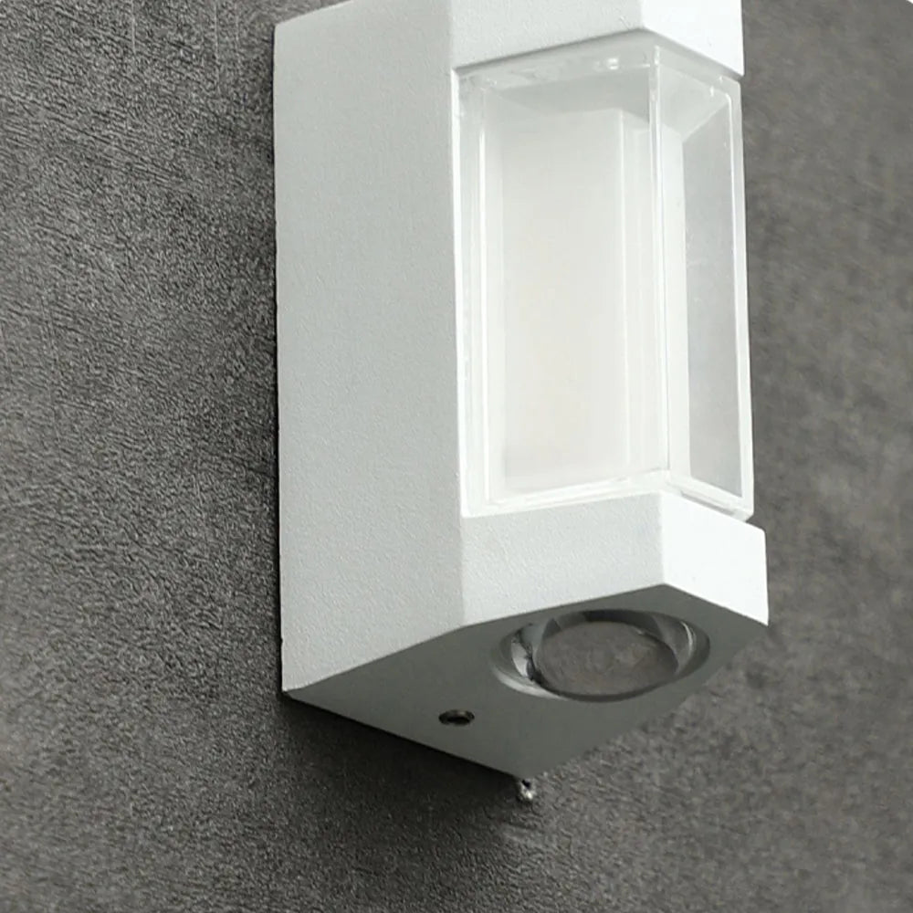 Alvoren Wall Lamp Nordic Up Down Outdoor White/Black