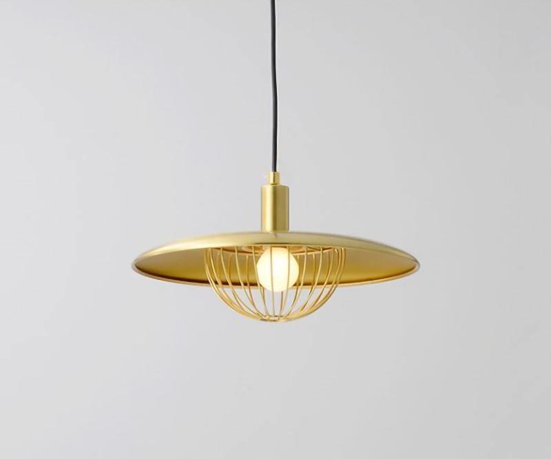 Candeeiro suspenso retro vintage em madeira Rinoira