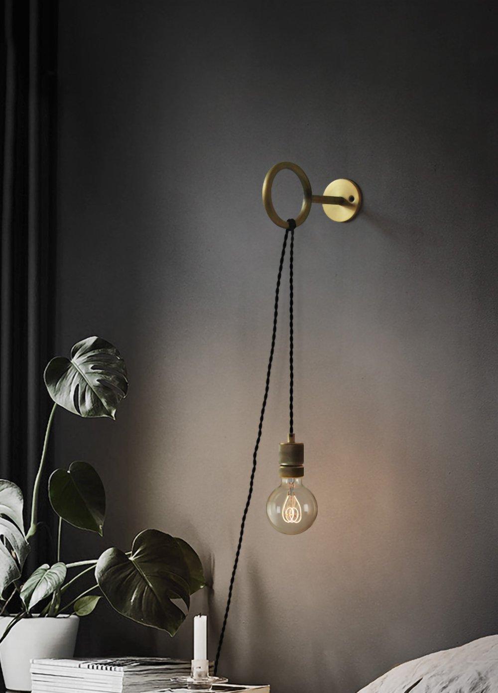 Evmaror elegant minimalistisk væglampe i glas