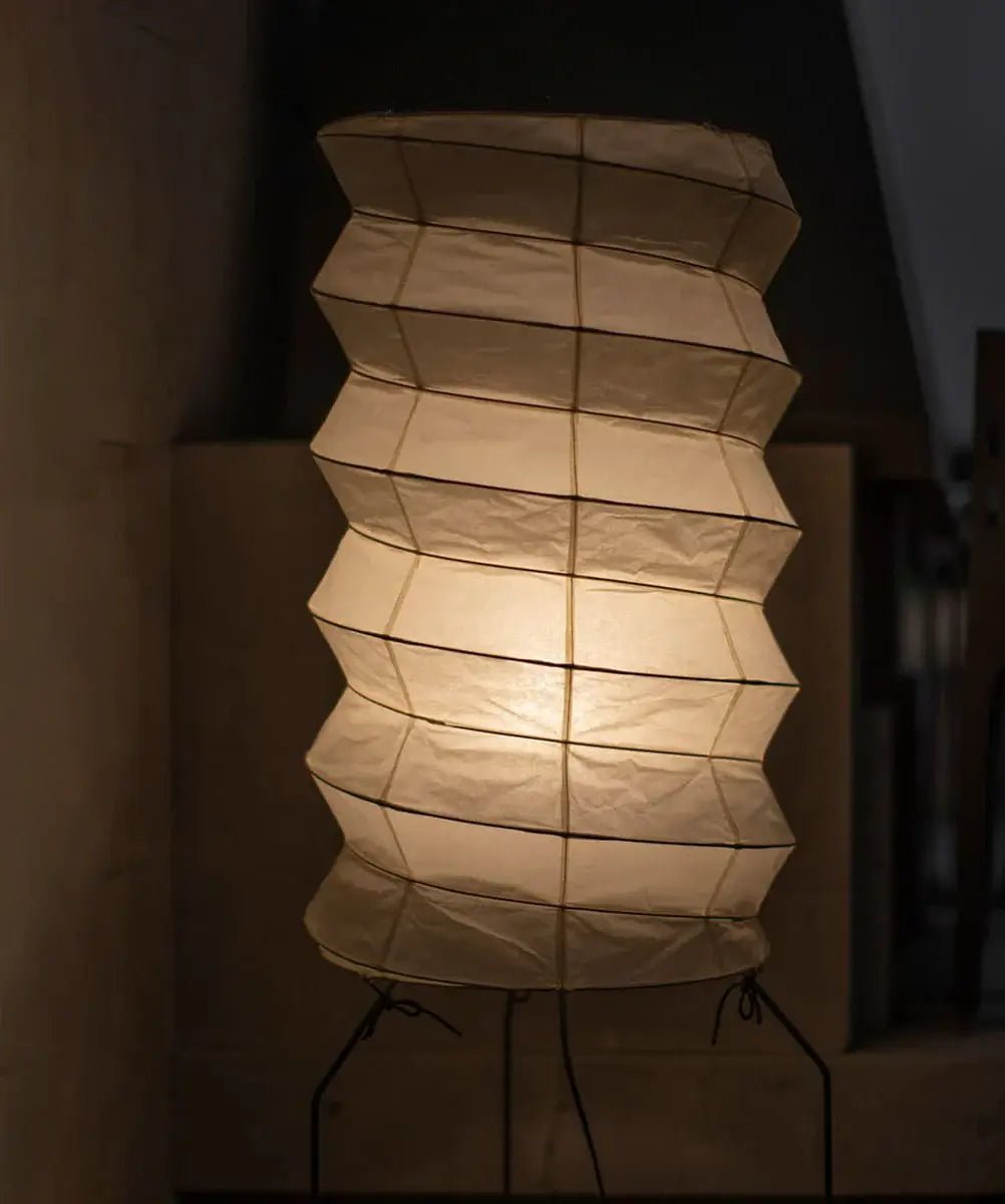 Candeeiro de pé minimalista em papel de arroz Felrn