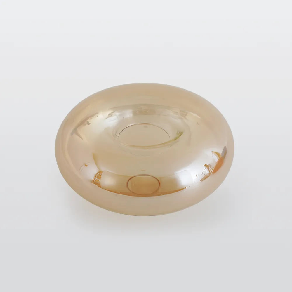 Valentina industriel art deco-globe indbygget loftslampe til stuen