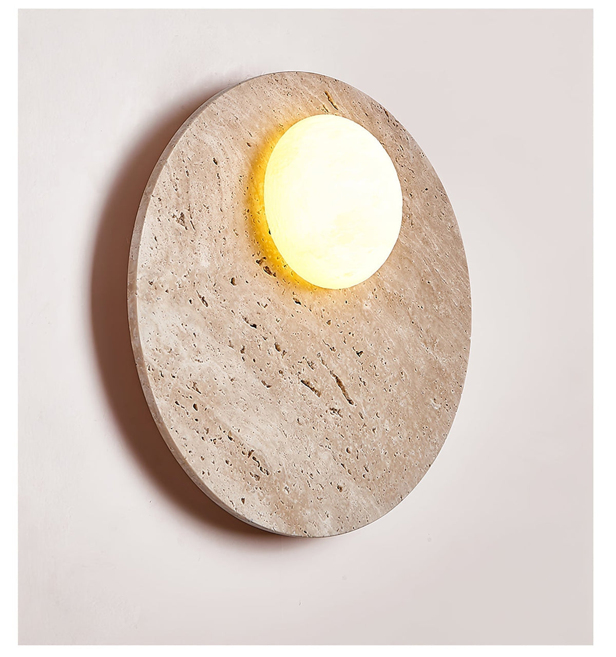 Vizoriel-travertiiniseinävalaisin