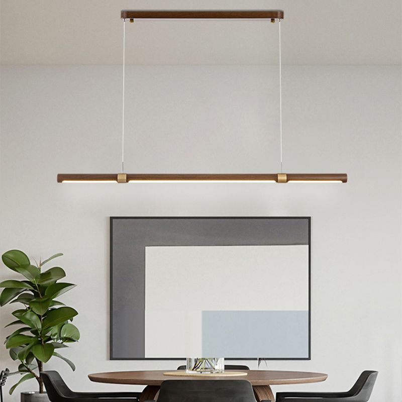 Muto moderne minimalistisk pendellampe, metal med vandtransfertræ