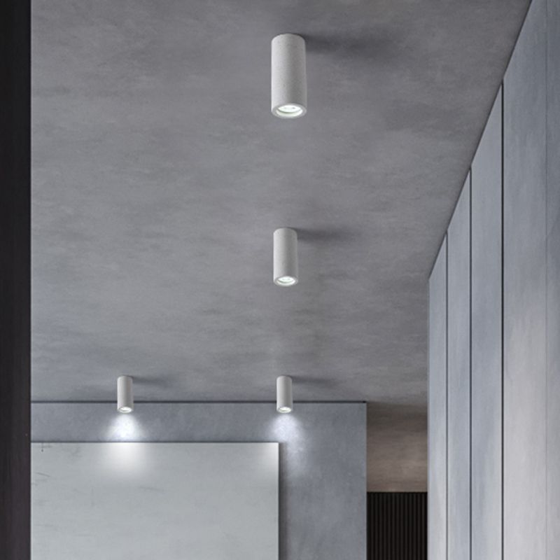 Luz de teto saliente Aria, cilíndrica, LED moderna, sala de estar