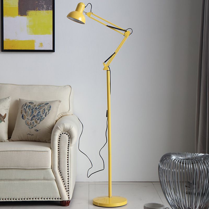 Morandi moderne sammenfoldelig metalgulvlampe, flere farver