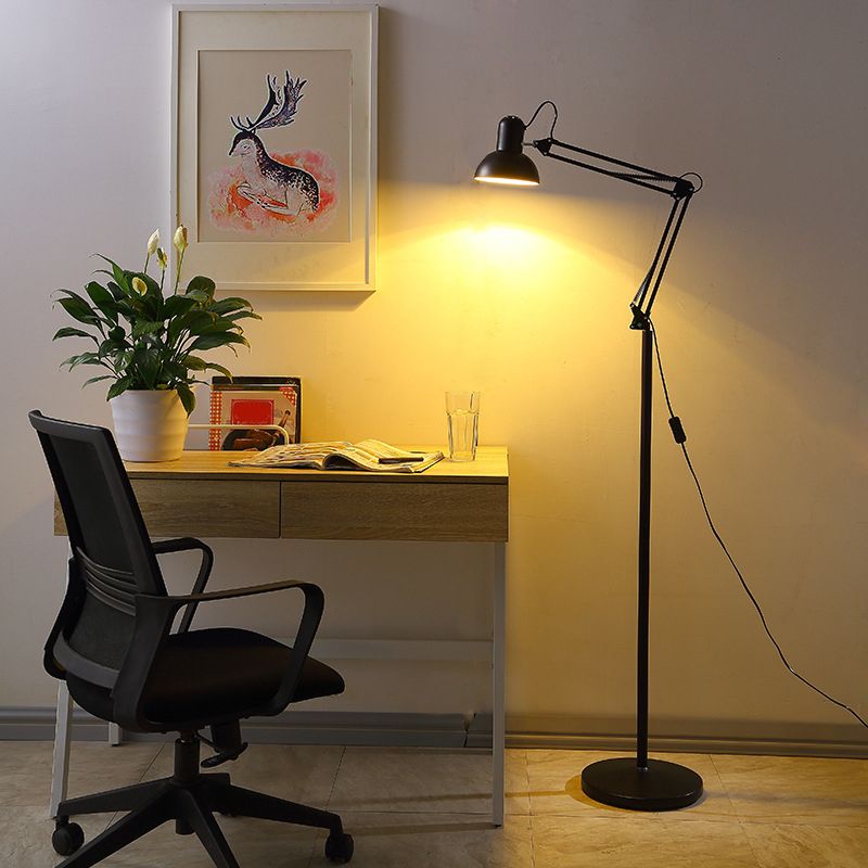 Morandi moderne sammenfoldelig metalgulvlampe, flere farver