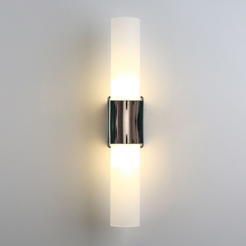 Arisha moderne væglampe med to hoveder i metal og glas til sminkebord, sort/guld