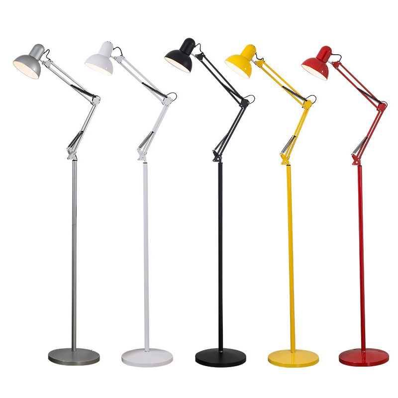 Morandi moderne sammenfoldelig metalgulvlampe, flere farver