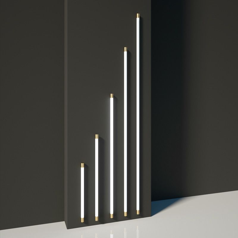 Arisha modern gyllene sminkspegelvägglampa med spegelfront, metall/