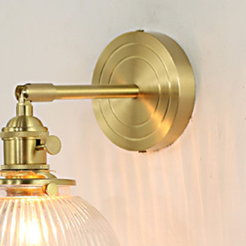 Valentina lyxig klot-/blomformad vägglampa för sminkbord, guld, sovrum