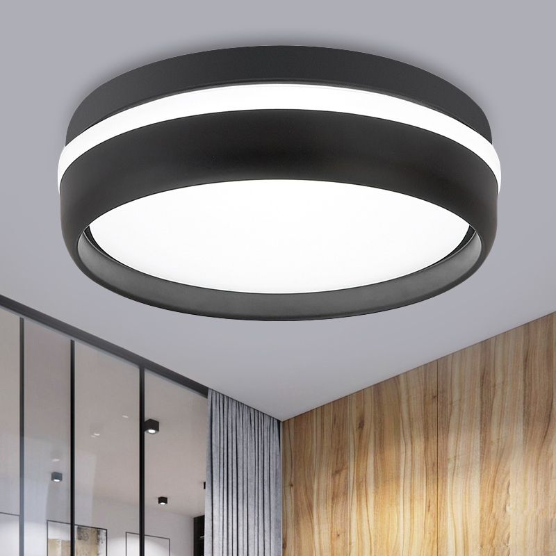 Lenior Loftslampe Sort Rund