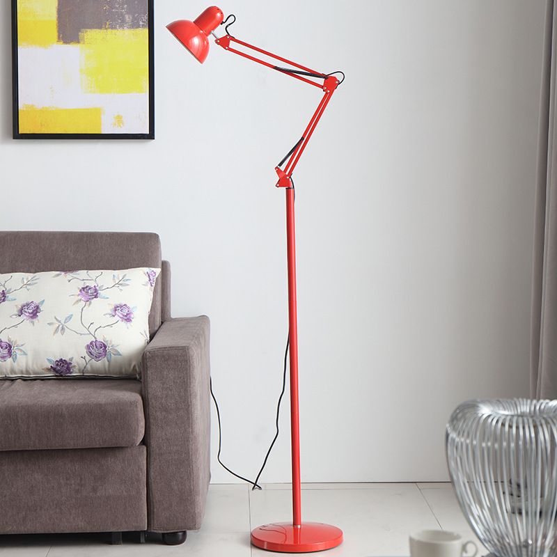 Morandi moderne sammenfoldelig metalgulvlampe, flere farver