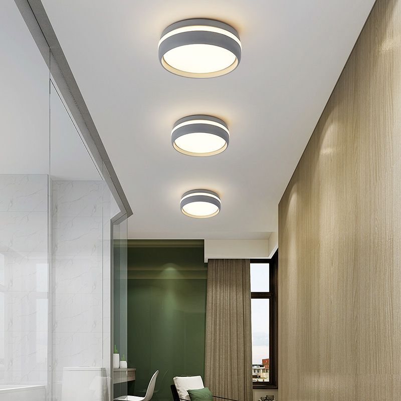 Lenior Ceiling Light Black Round
