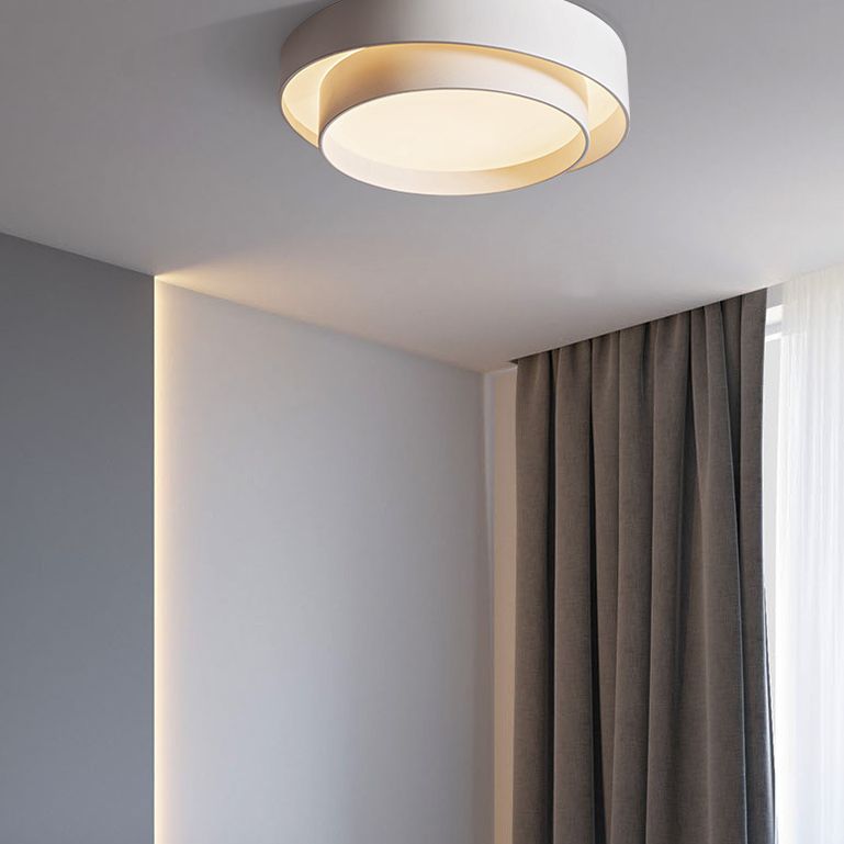 Arux-pohjoismainen art deco -tyylinen pyöreä puoliksi upotettava kattovalaisin