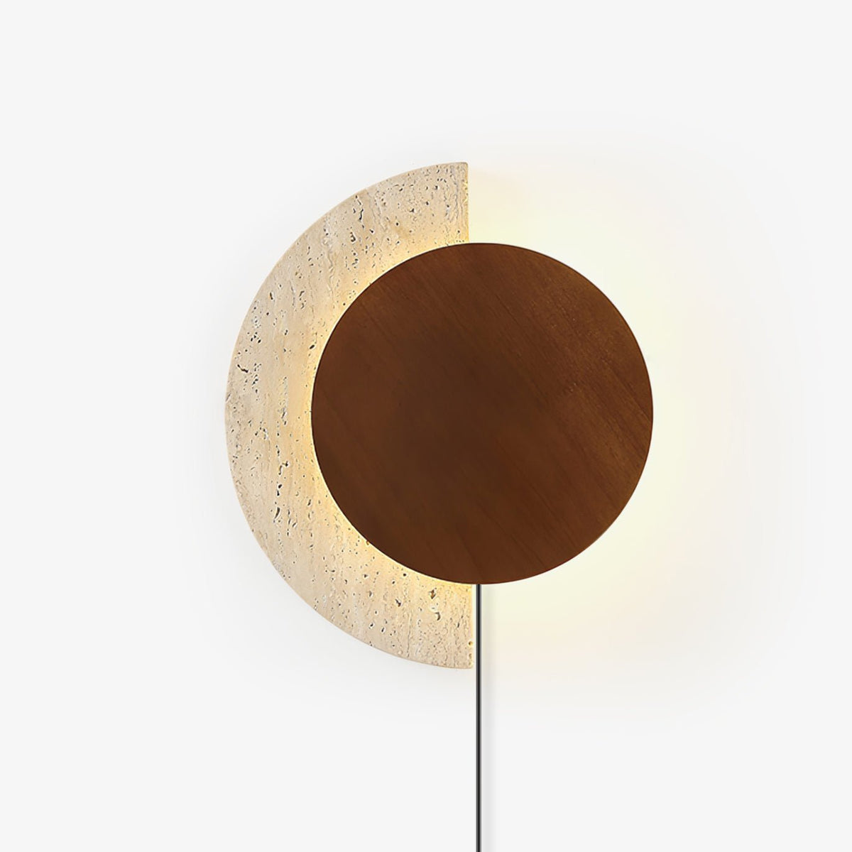 Crescent Halo plug-in-vägglampa