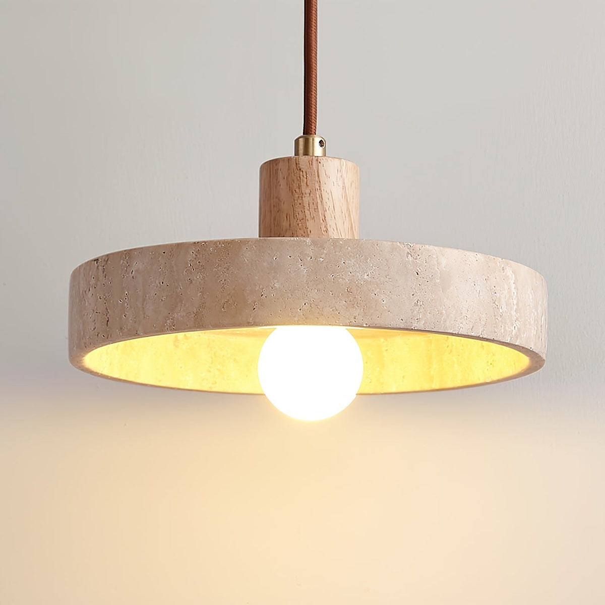 Evvynor Travertine Pendant Light