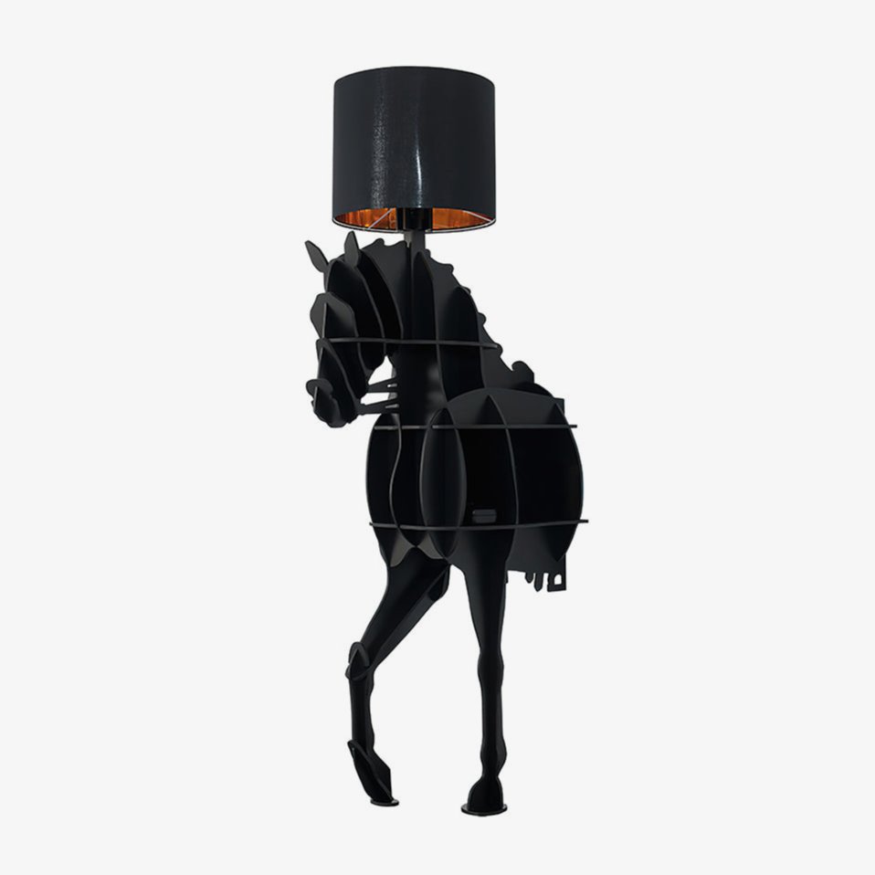 Candeeiro de pé com formato de cavalo Nrasen