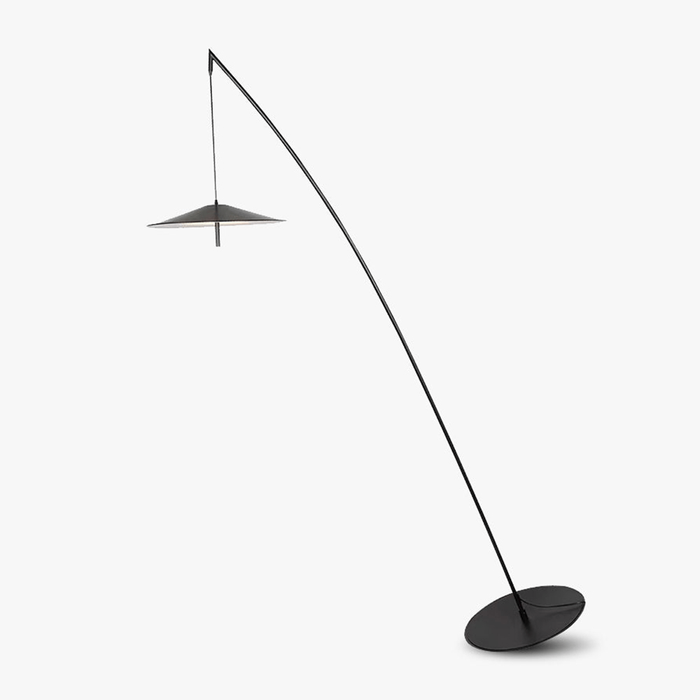 Arcana minimalistisk golvlampa i svart