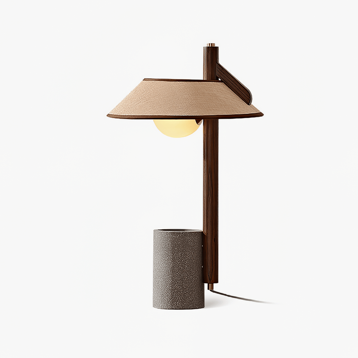 Damon minimalistisk bordlampe i træ
