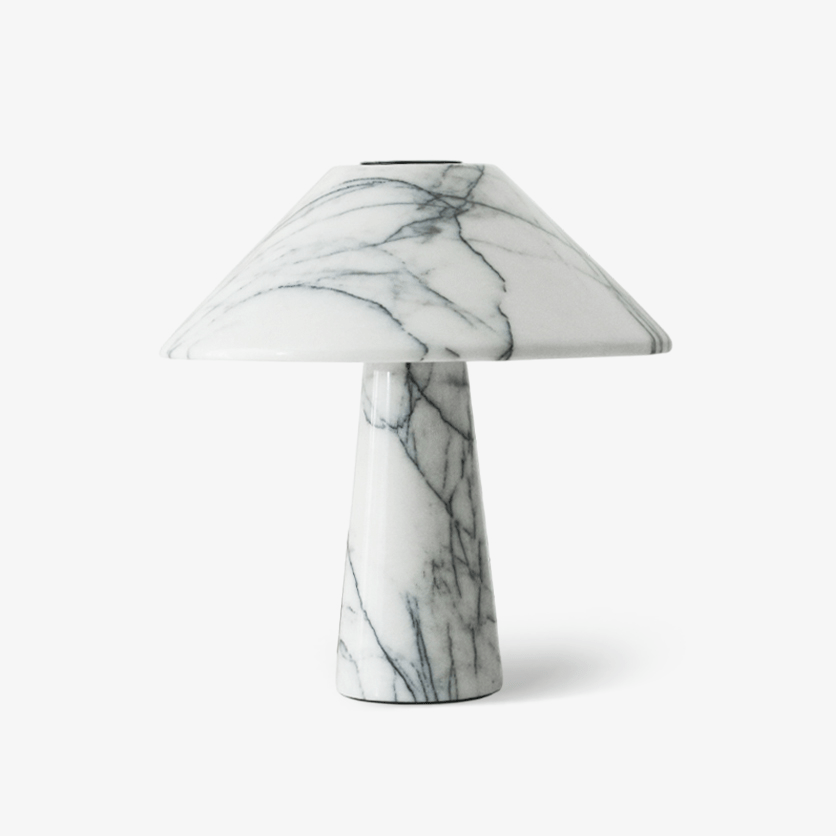 Dashiell moderne marmorbordlampe