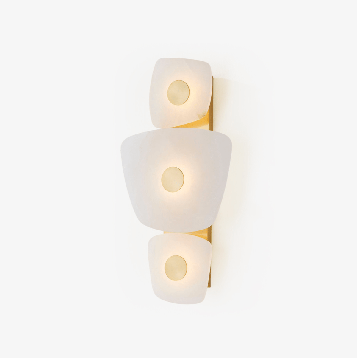Fylsa asymmetrisk vägglampa i alabaster