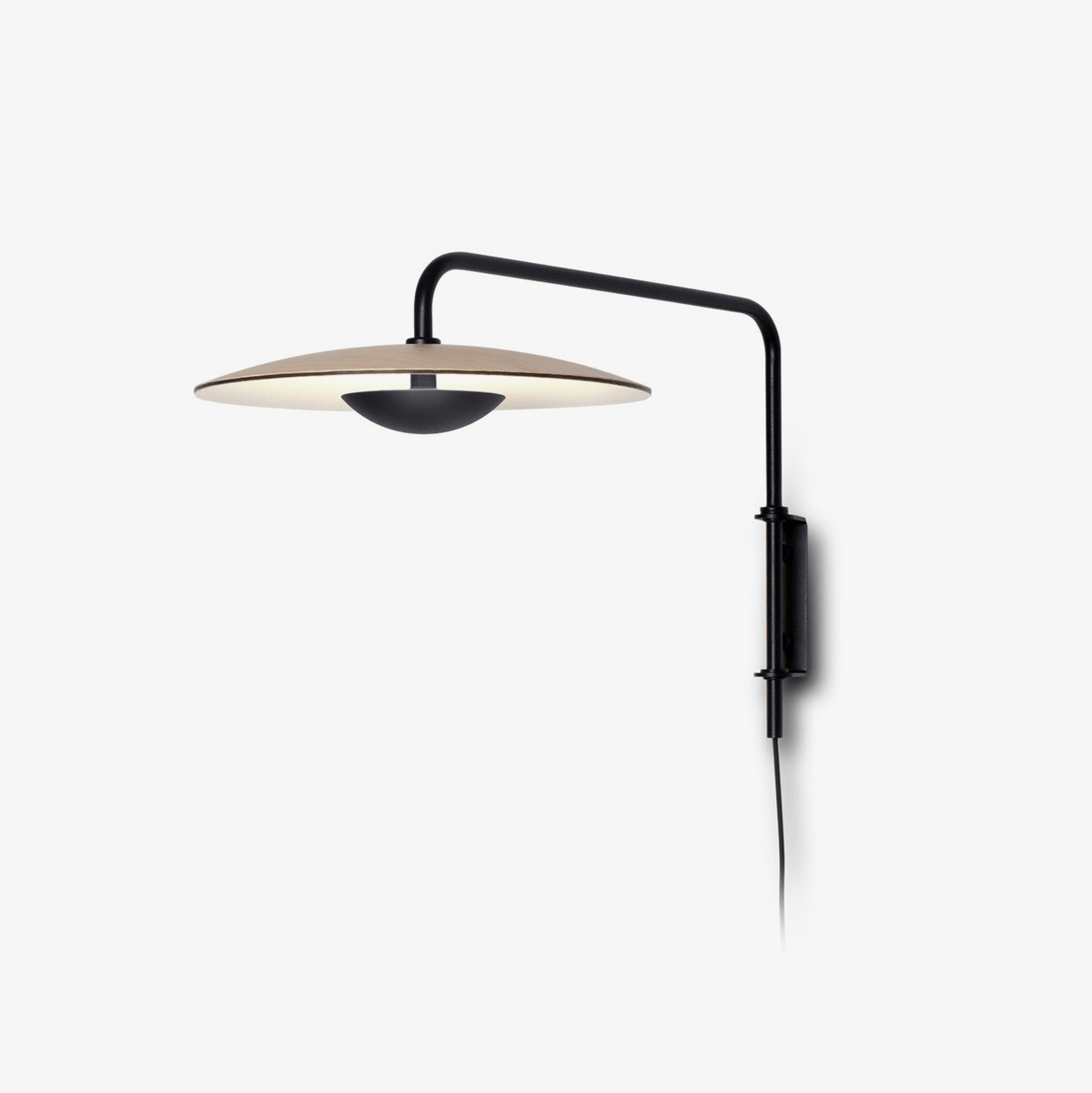 Abnormal klassisk modern minimalistisk vägglampa med stickkontakt