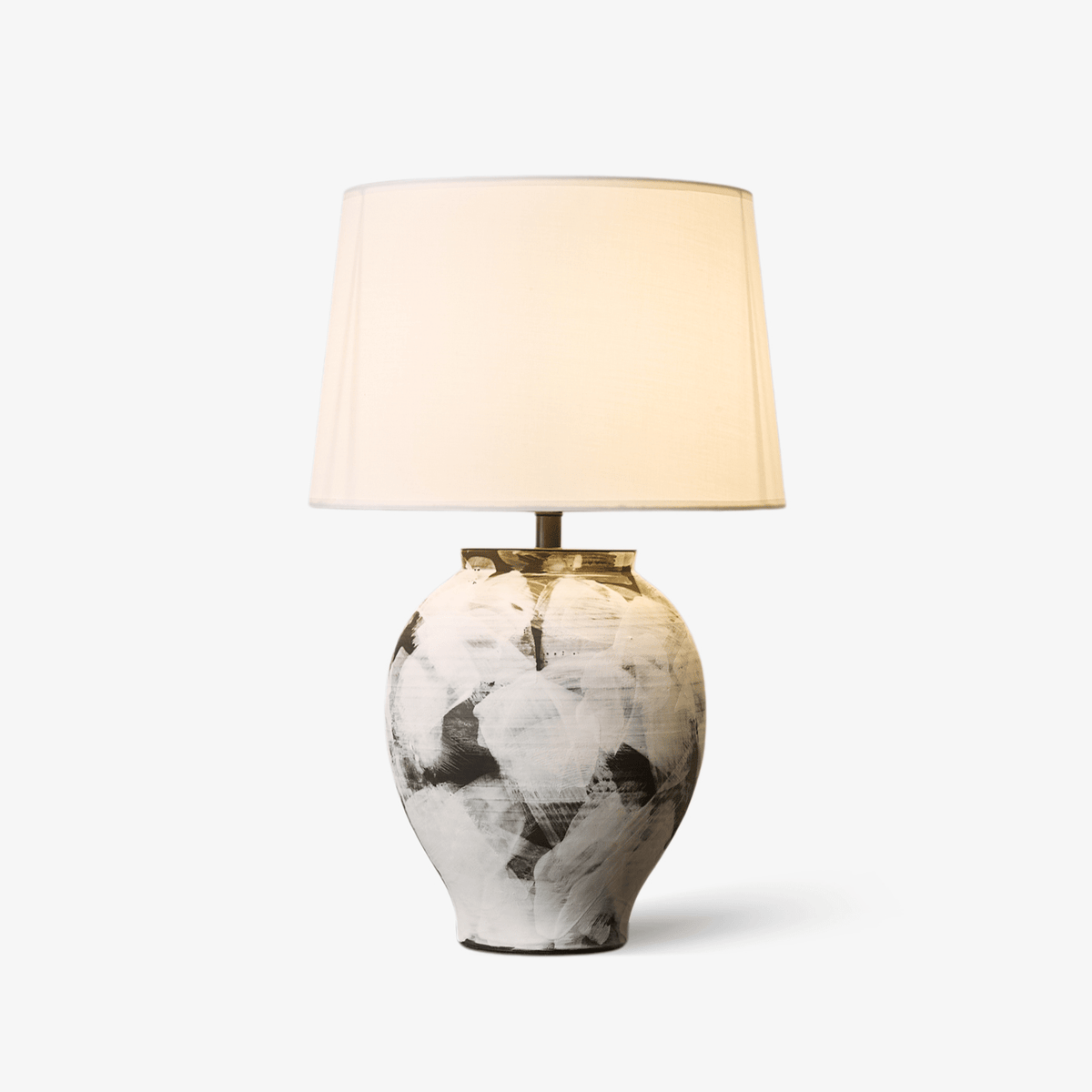 Brush elegant keramisk bordlampe