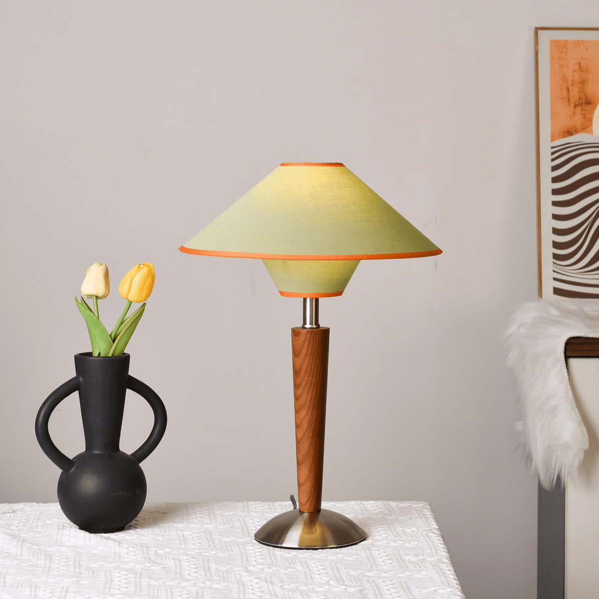 Roka bordlampe Talonwood