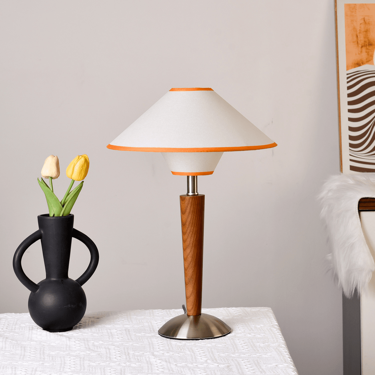 Roka bordlampe Talonwood