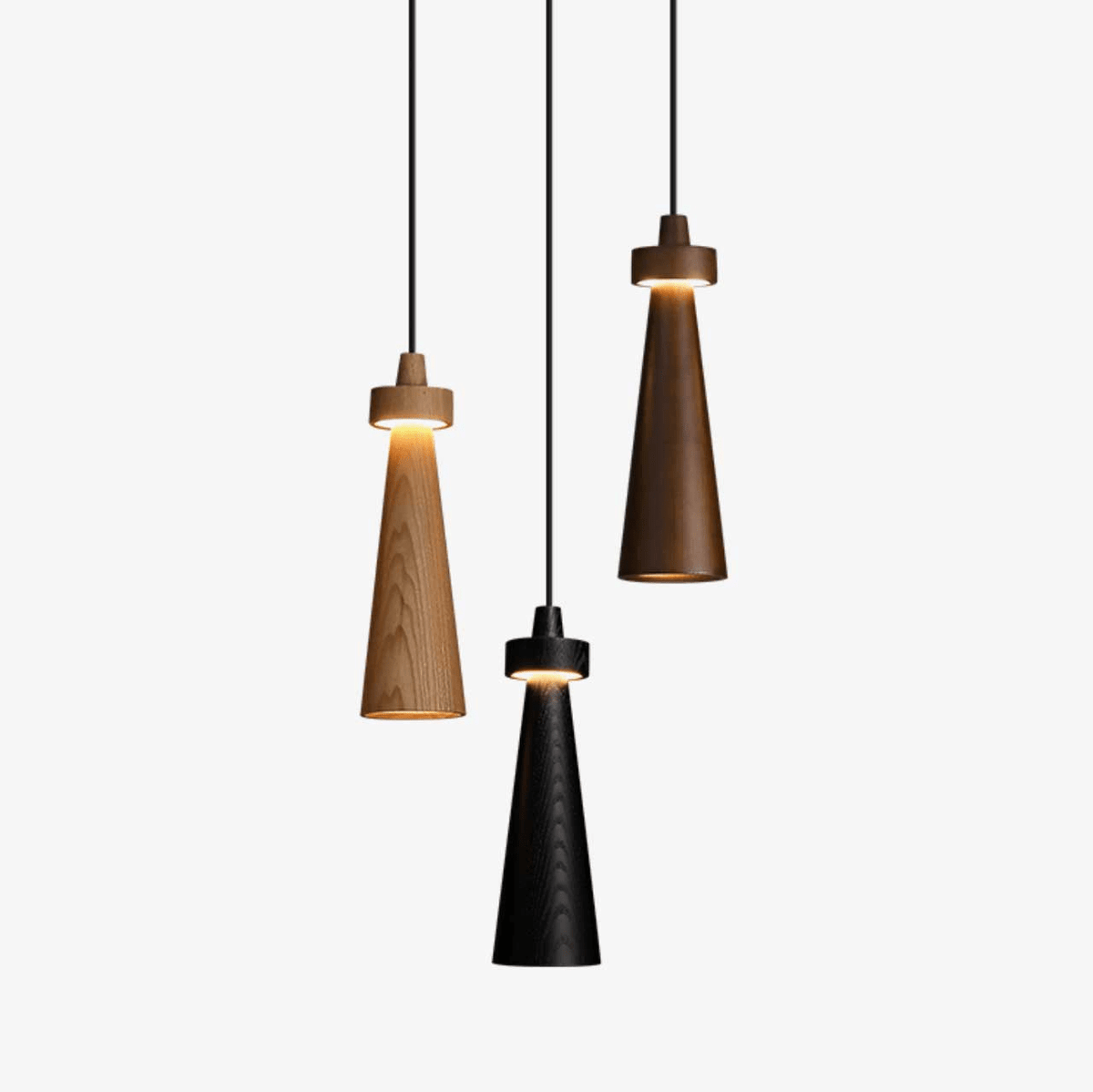 Tesno minimalistisk pendel i træ