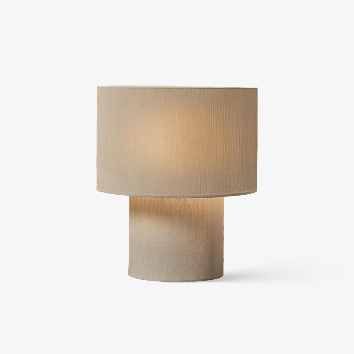 Kaleb minimalistisk bordslampa i tyg