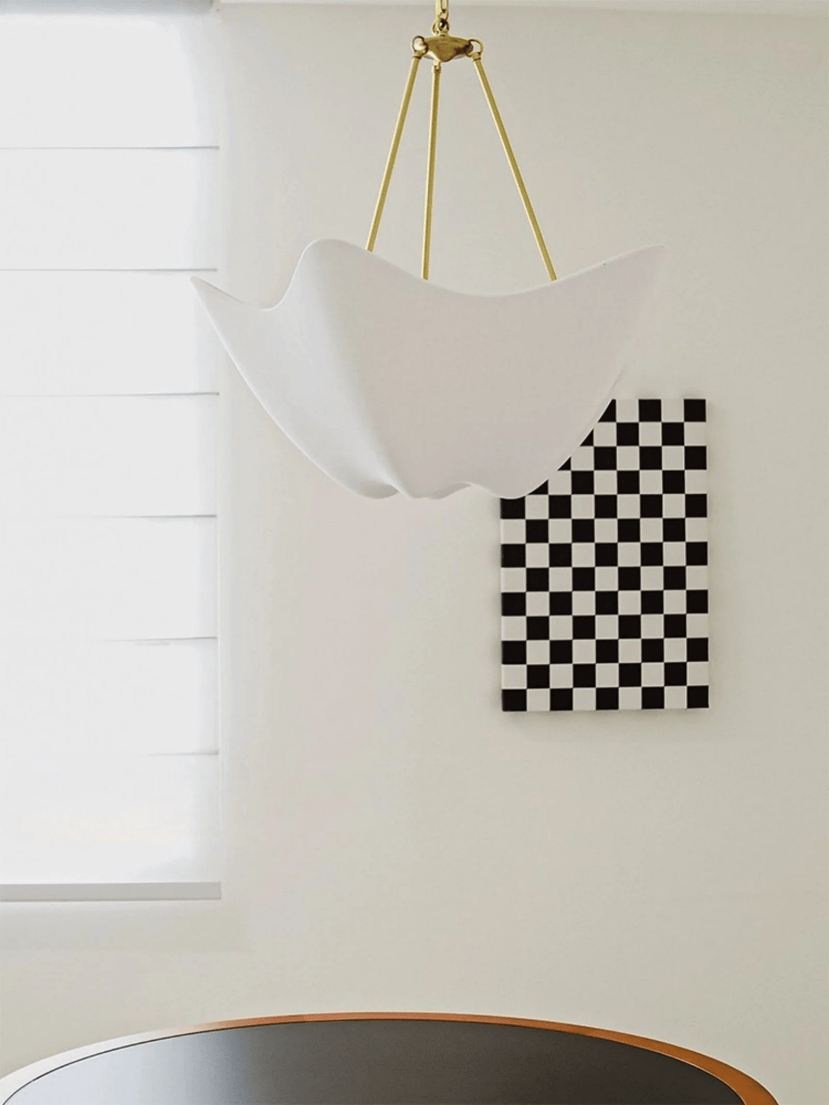 Candeeiro de teto moderno em gesso Ciroira