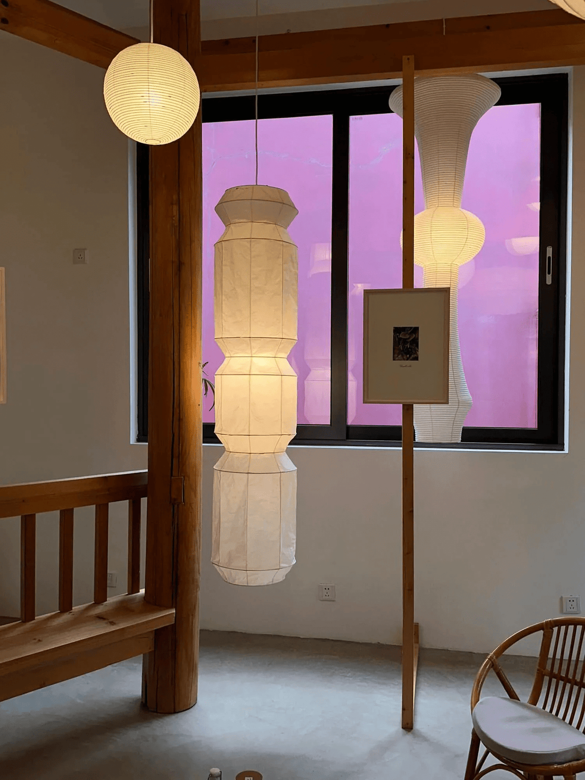 Elsie Vinyage Paperinen vintage-riippuvalaisin